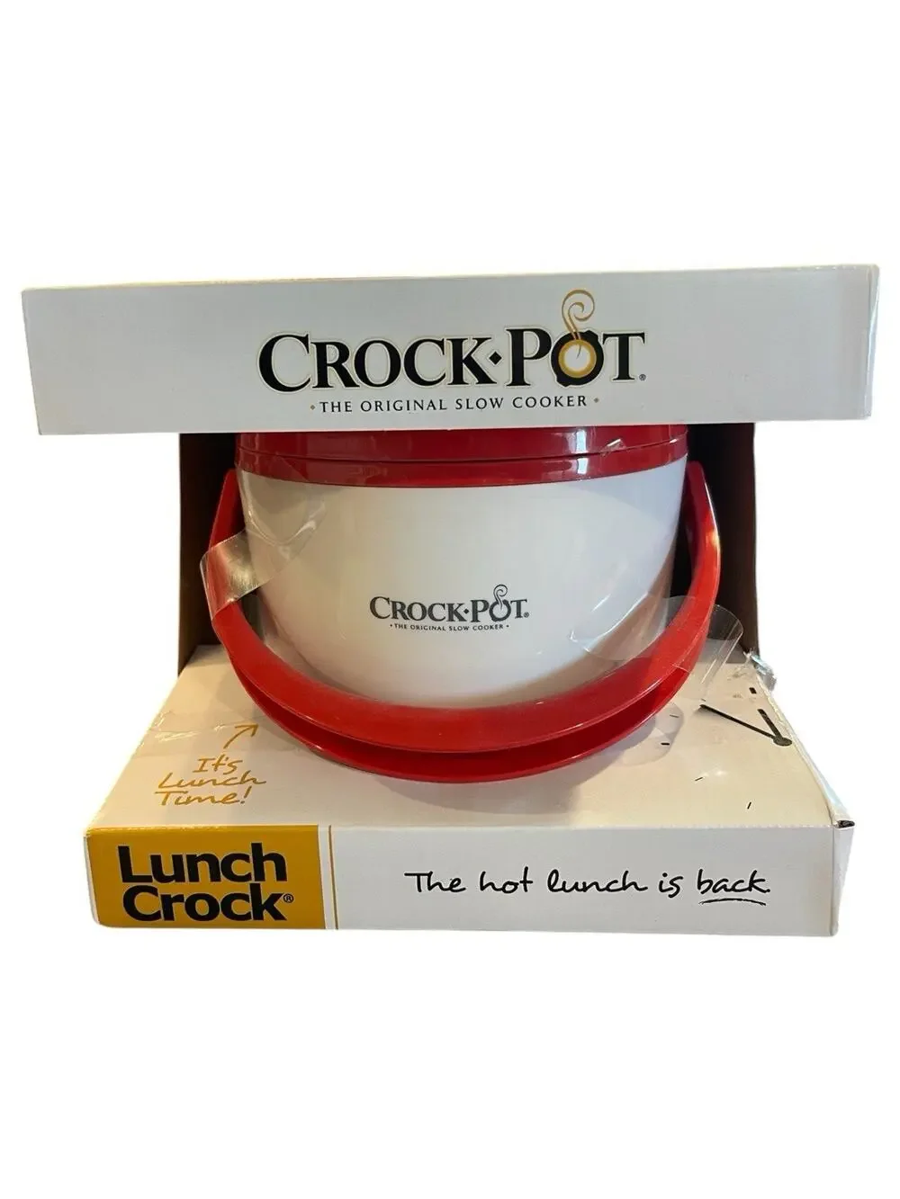 Crock-Pot Lunch Crock Food Warmer Red White SCCPLC200-R New Opened Box